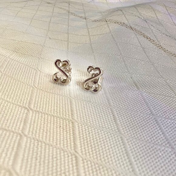 Kay Jewelers Jane Seymour Open Heart Earrings, 925 Sterling Silver Earrings - Picture 12 of 13